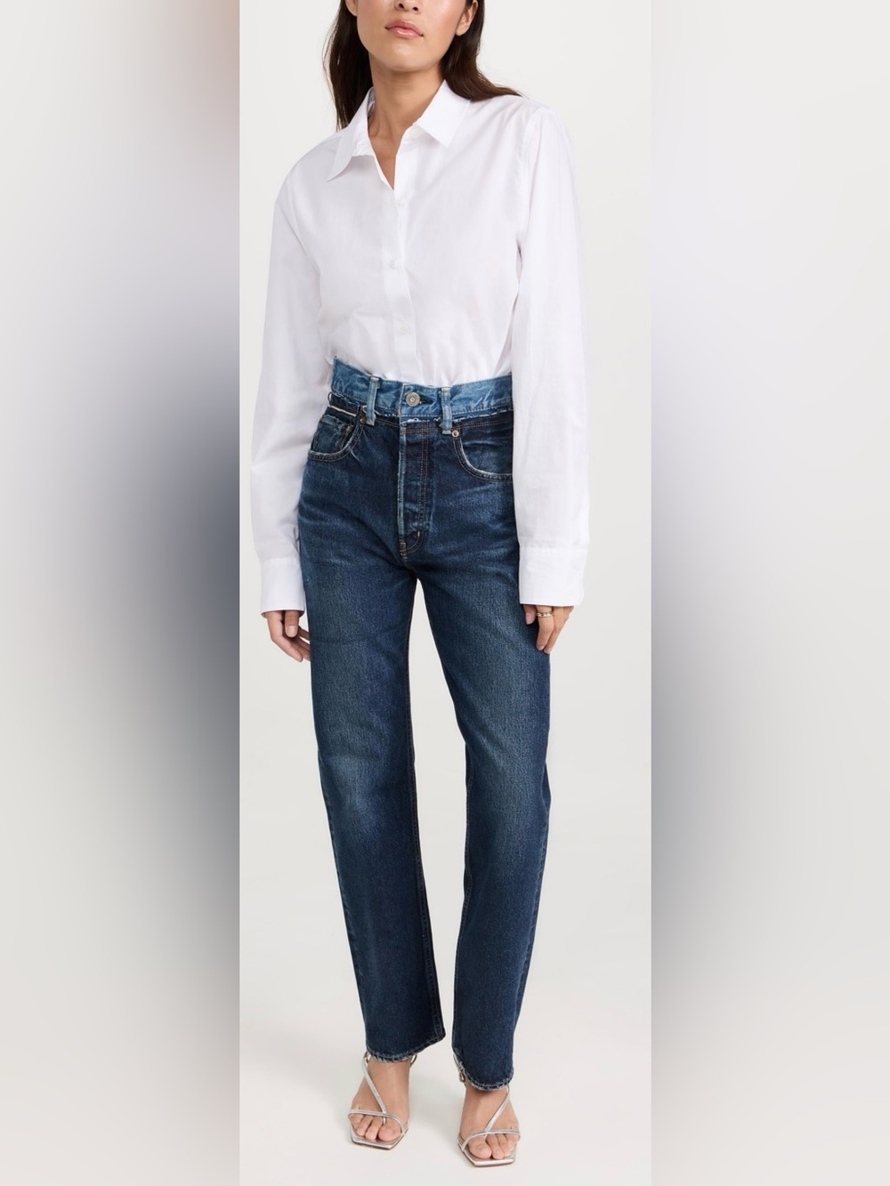 Moussy MV Boulder Wide Straight Jeans - Size 28